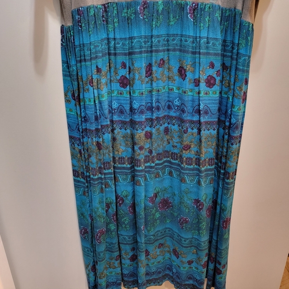 Upcycled Urban Outfitters Nirvana Graphic Tee Maxi Dress Size 2X/3XL - Picture 4 of 8